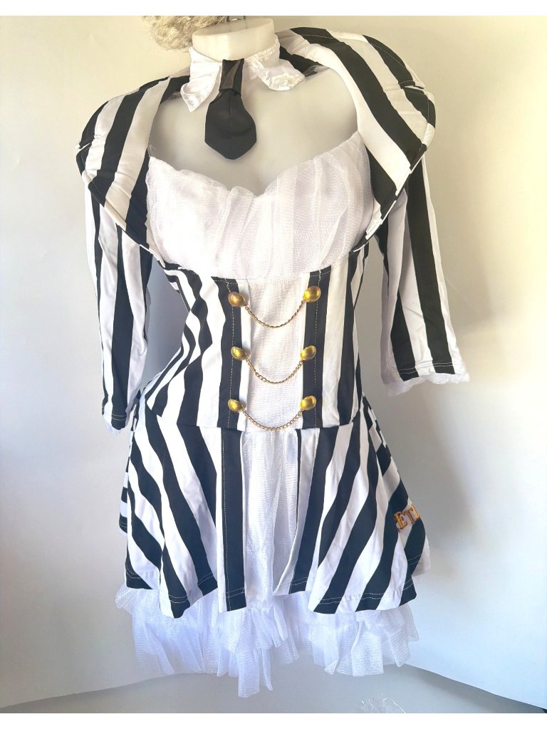 Rubies Women's Beetlejuice Halloween Cosplay Costume Adult Size Medium — image 2 of 8